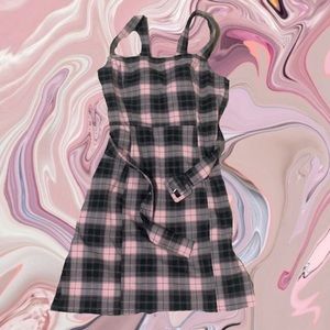 Pink Plaid UO Dress